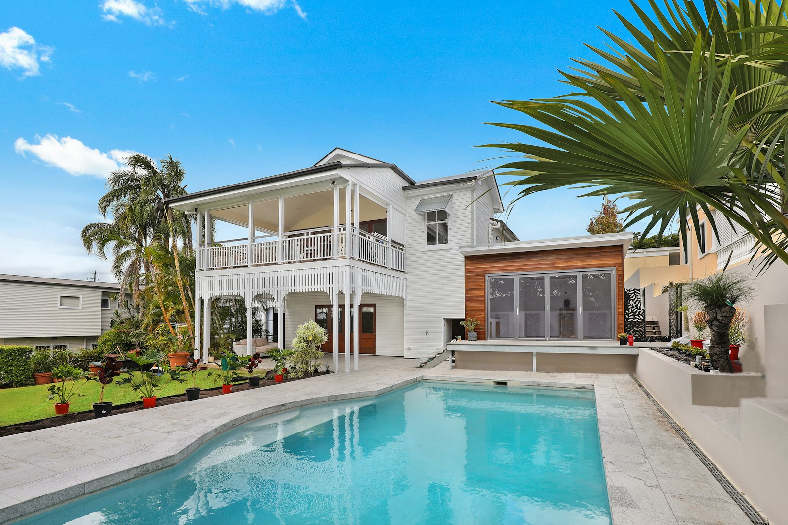 Bright coastal mansion
